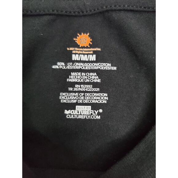 Nickelodeon Logo Orange Bone Size M The Nick Box Color Block T-Shirt - Picture 4 of 6